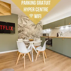 Appartement Le Duplex - Clim - Parking - Netflix - Nestor & Margot